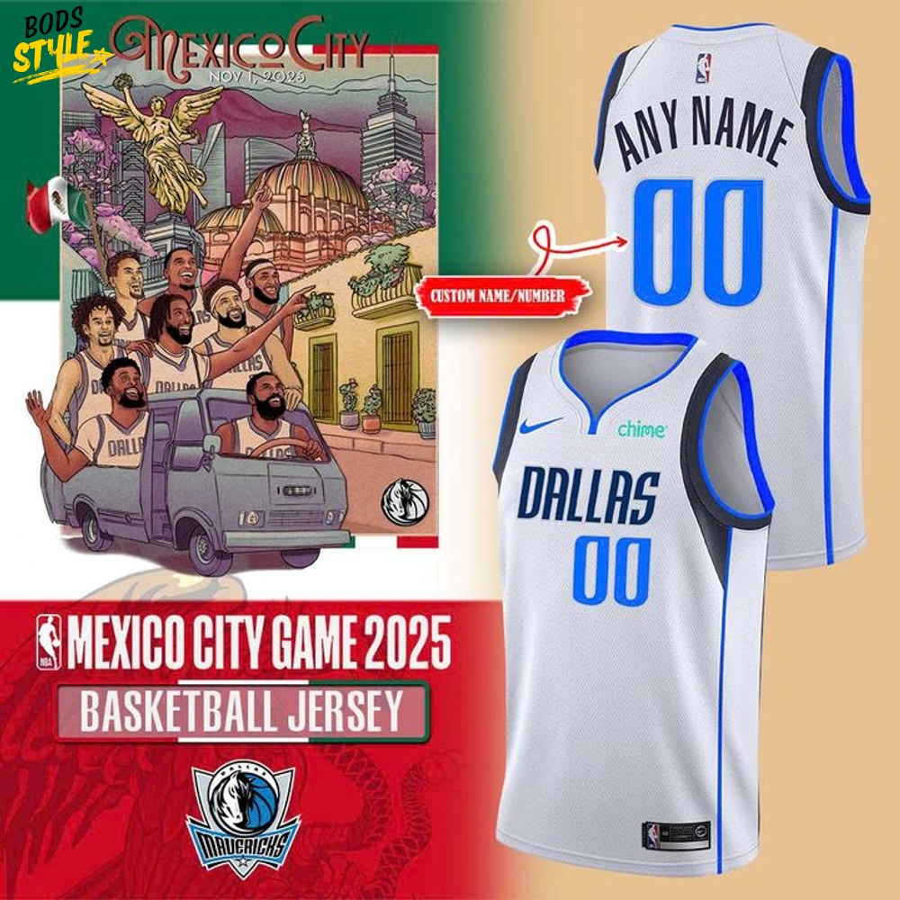 Dallas Mavericks x Mexico City 2025 Custom Name Jersey Dallas Mavericks x Mexico City 2025 Custom Name Jersey