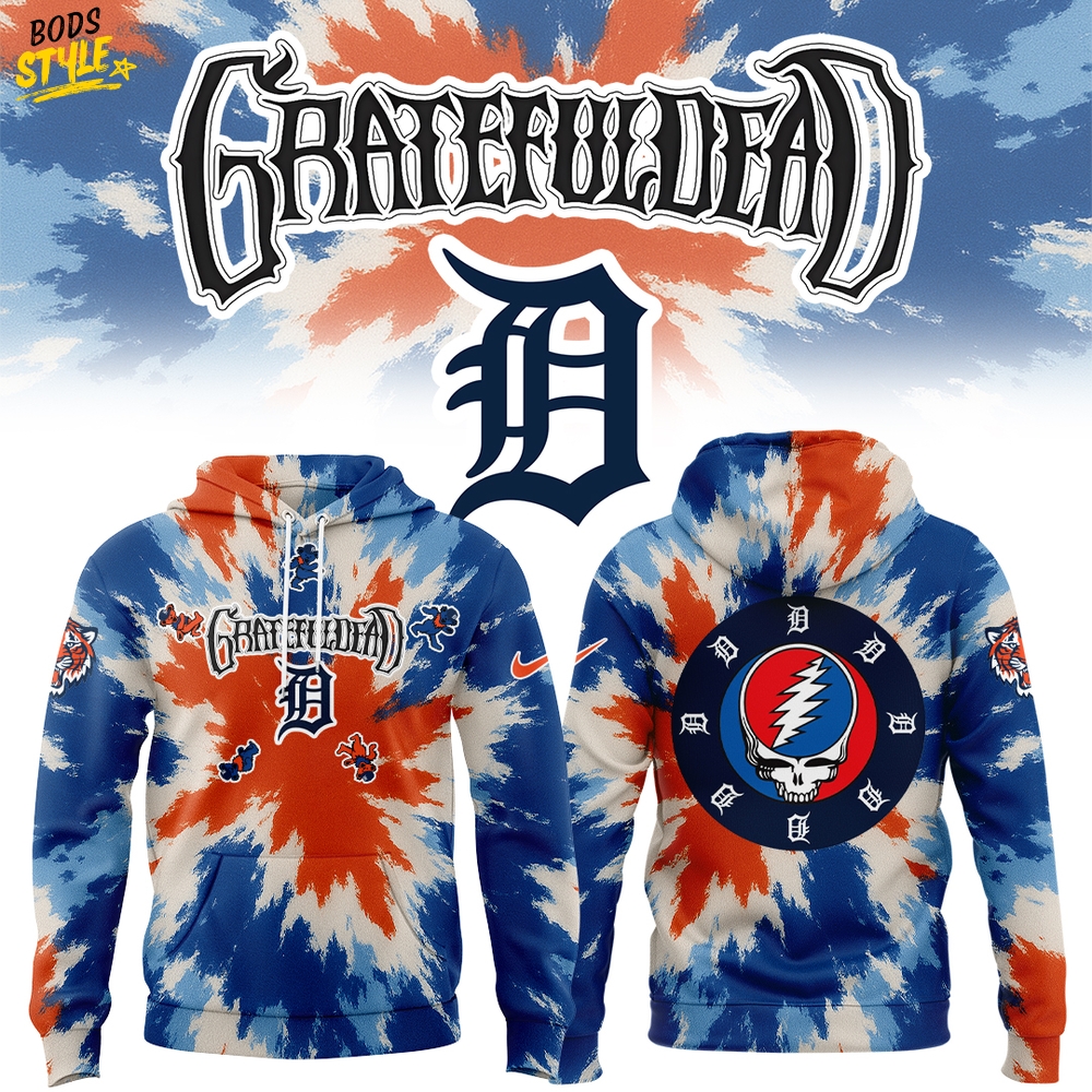 Detroit Tigers x Grateful Dead Hoodie Detroit Tigers x Grateful Dead Hoodie