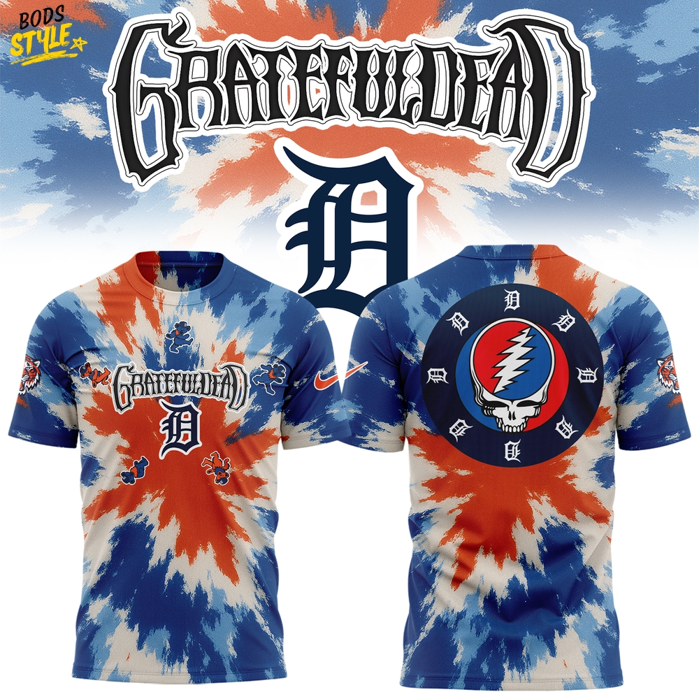 Detroit Tigers x Grateful Dead T-shirt Detroit Tigers x Grateful Dead T-shirt