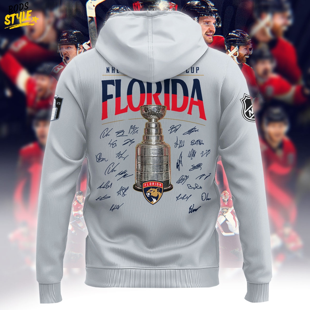 Florida Panthers 2025 Back-to-Back Stanley Cup Champions Hoodie Florida Panthers 2025 Back-to-Back Stanley Cup Champions Hoodie
