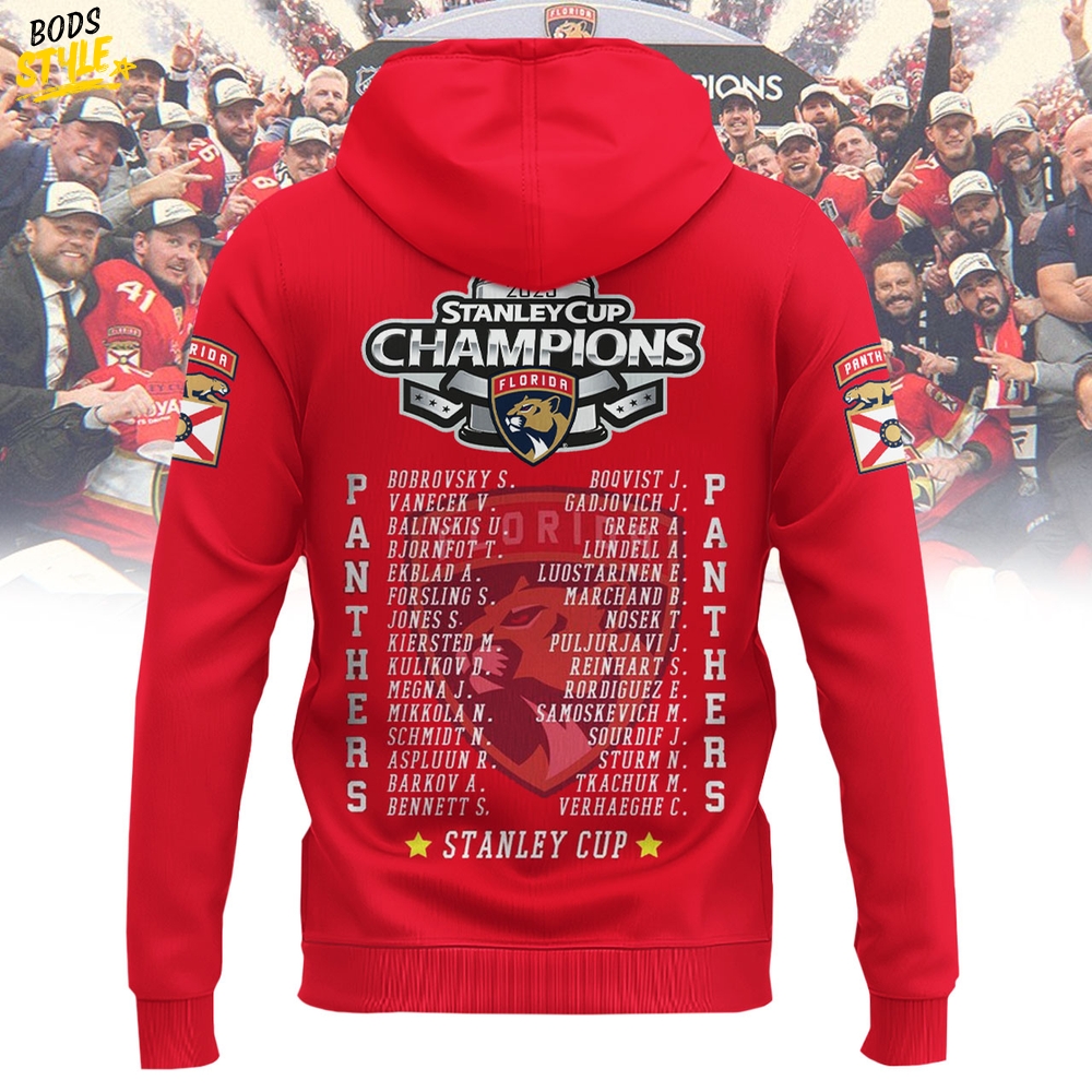 Florida Panthers 2025 Stanley Cup Champions Hoodie Florida Panthers 2025 Stanley Cup Champions Hoodie