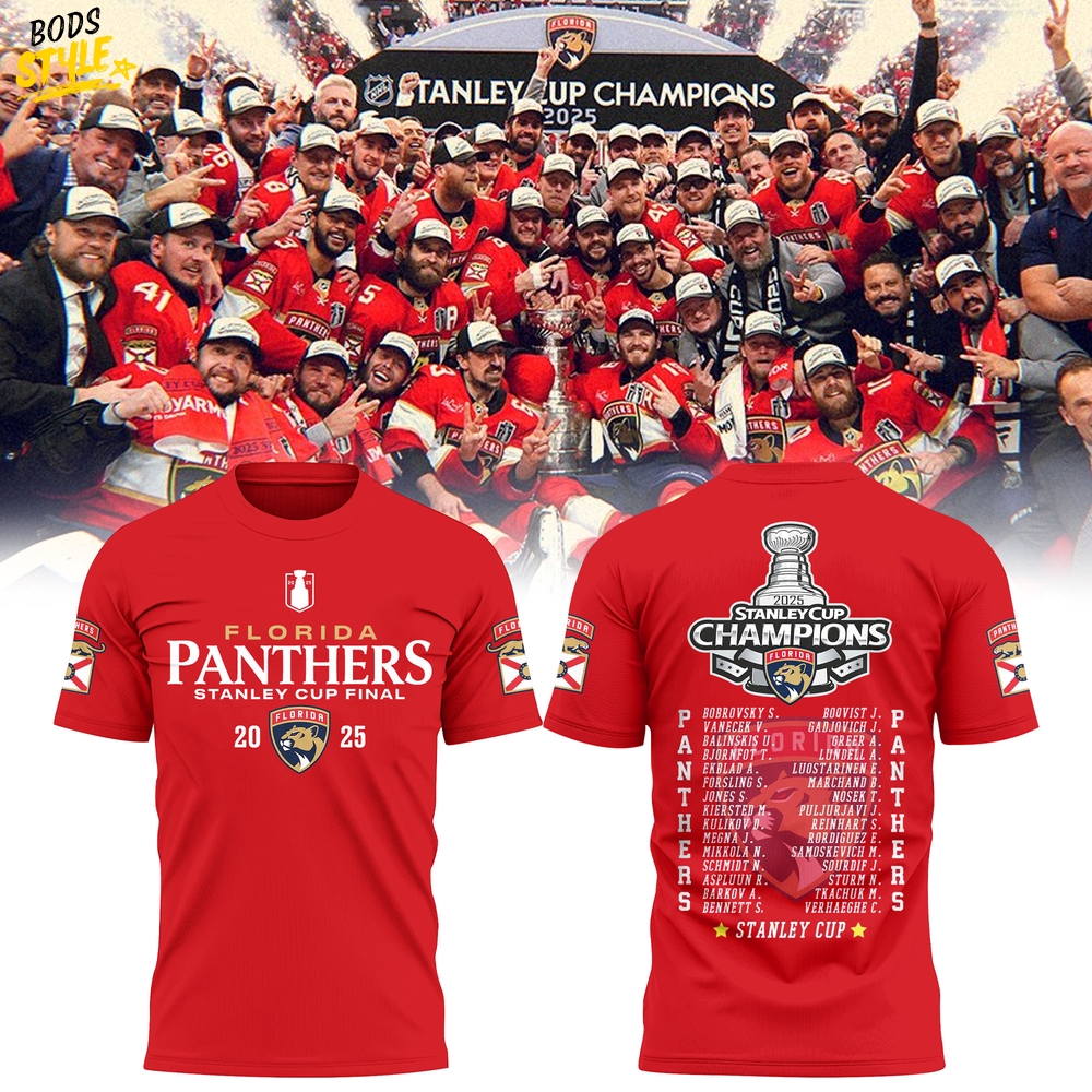 Florida Panthers 2025 Stanley Cup Champions Shirt Florida Panthers 2025 Stanley Cup Champions Shirt
