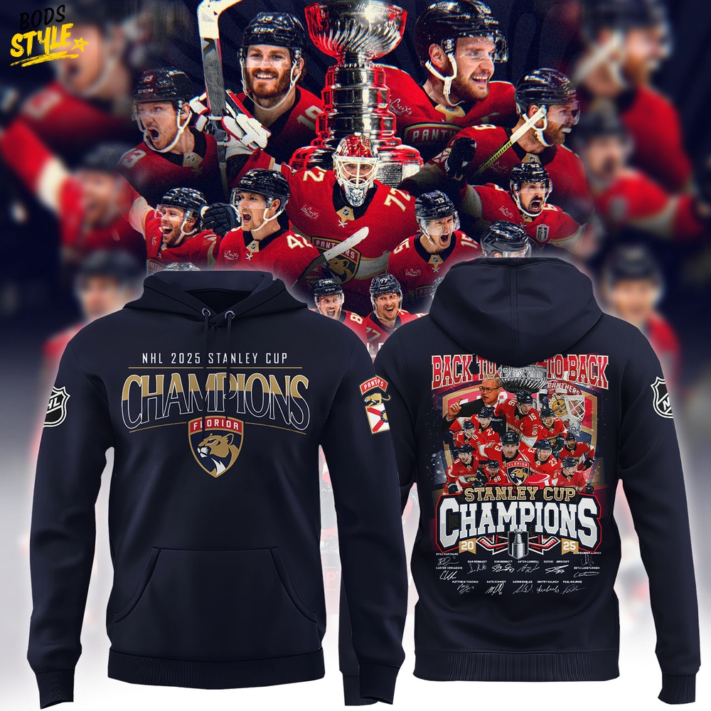 Florida Panthers NHL Stanley Cup Champions 2025 Hoodie Florida Panthers NHL Stanley Cup Champions 2025 Hoodie