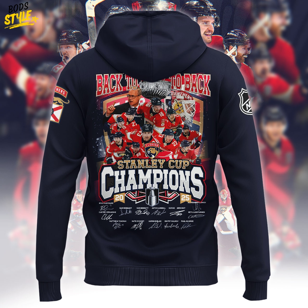 Florida Panthers NHL Stanley Cup Champions 2025 Hoodie Florida Panthers NHL Stanley Cup Champions 2025 Hoodie