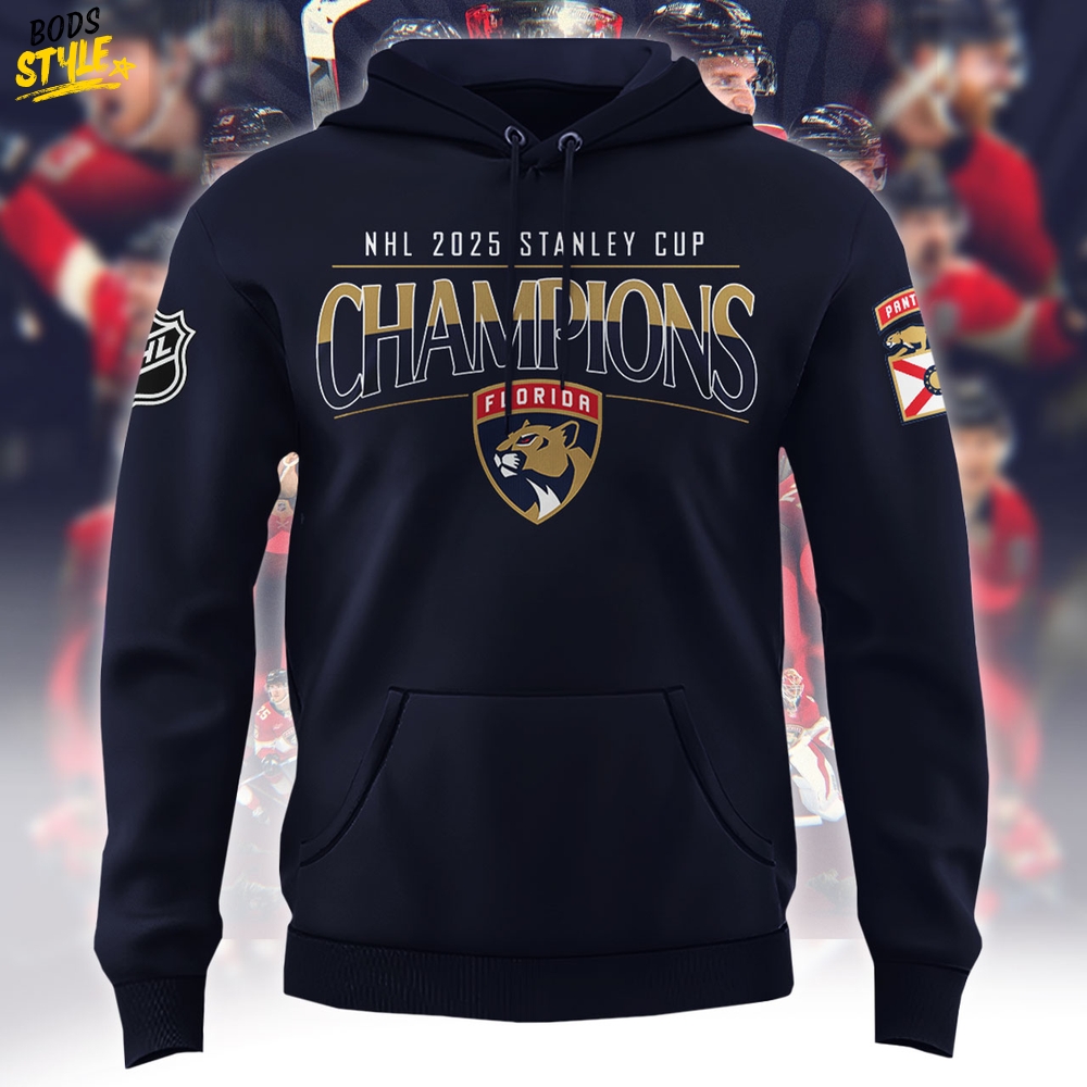 Florida Panthers NHL Stanley Cup Champions 2025 Hoodie Florida Panthers NHL Stanley Cup Champions 2025 Hoodie