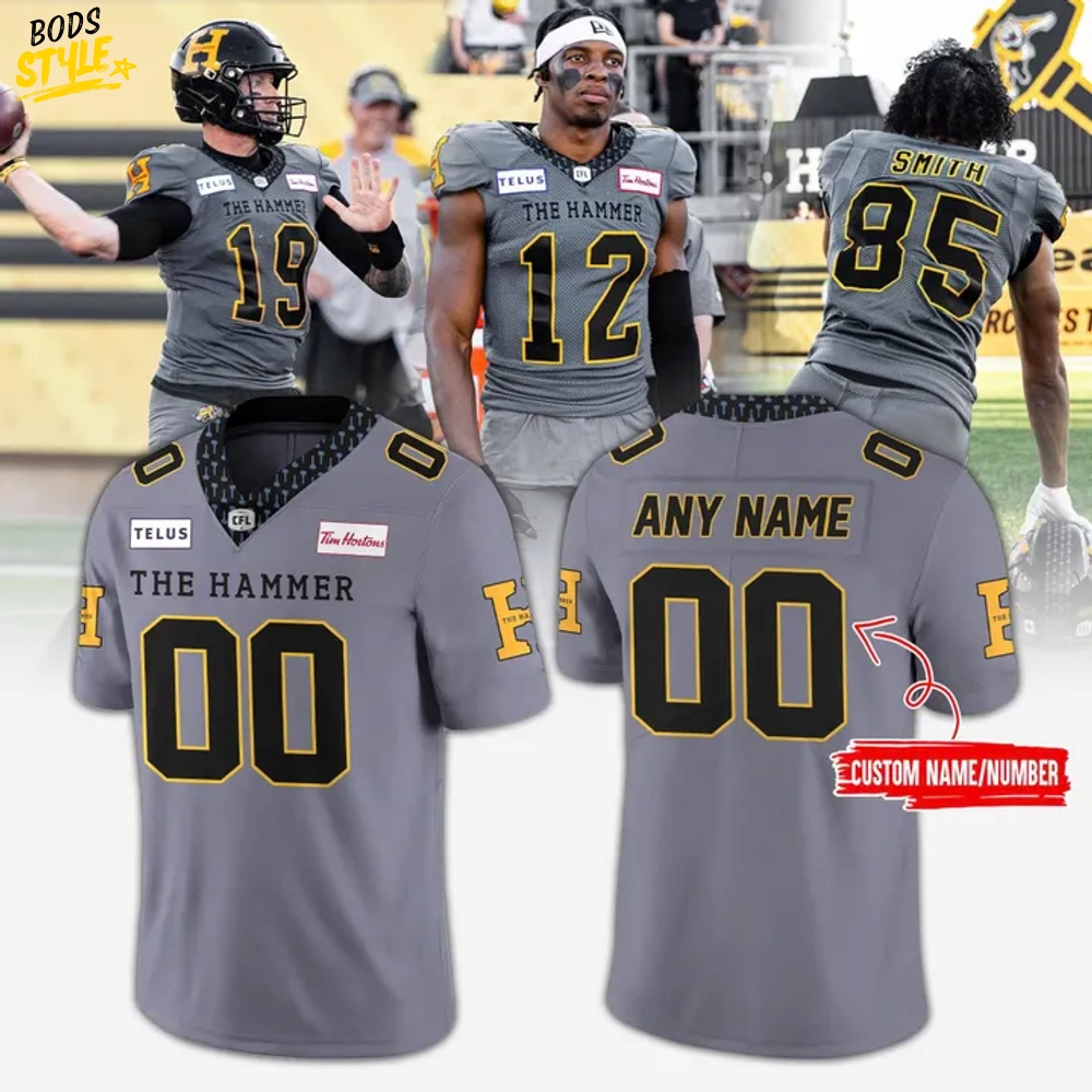 Hamilton Tiger-Cats Limited Edition Football Jersey Hamilton Tiger-Cats Limited Edition Football Jersey