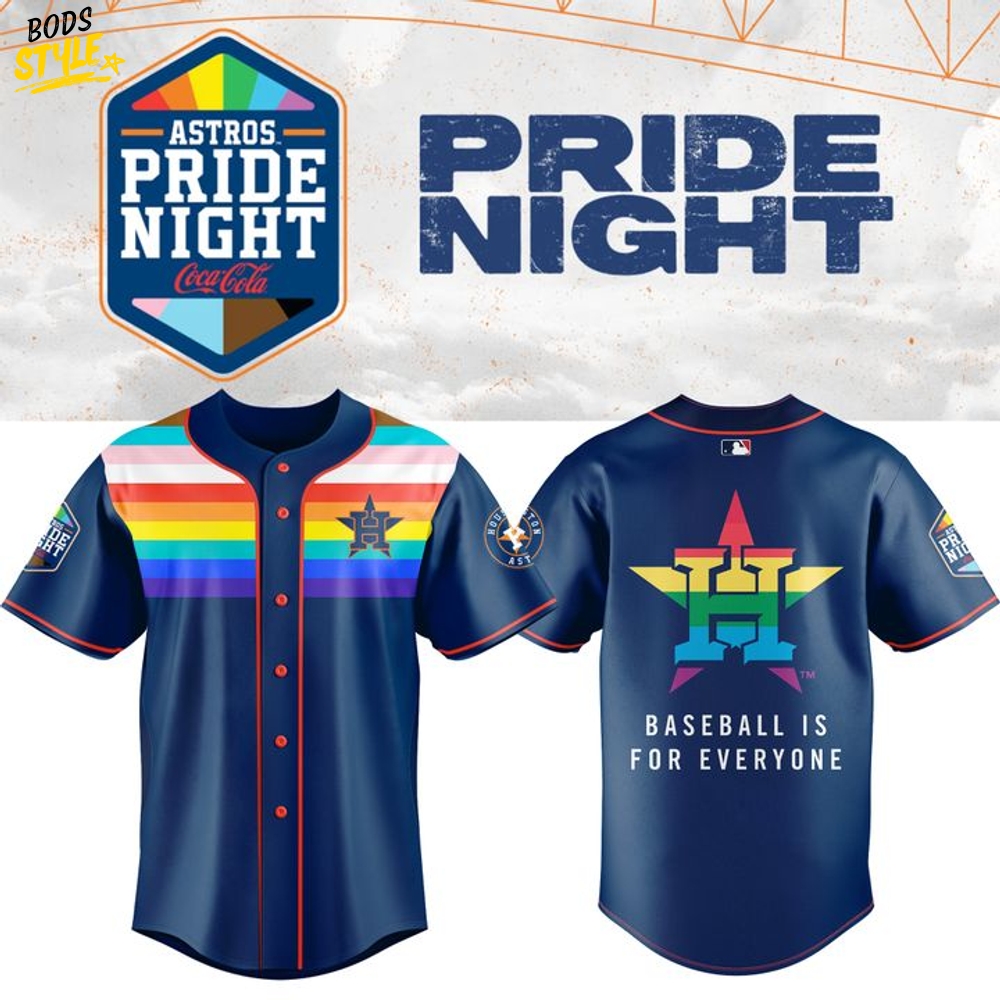 Houston Astros 2025 Pride Night Special Baseball Jersey Houston Astros 2025 Pride Night Special Baseball Jersey