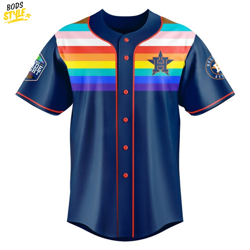 Houston Astros 2025 Pride Night Special Baseball Jersey Houston Astros 2025 Pride Night Special Baseball Jersey