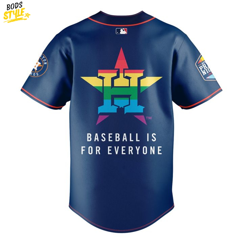 Houston Astros 2025 Pride Night Special Baseball Jersey Houston Astros 2025 Pride Night Special Baseball Jersey