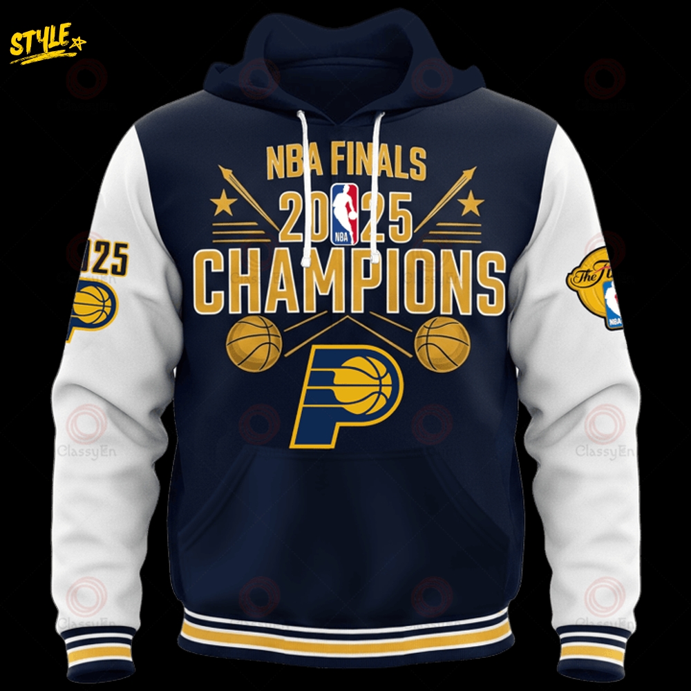 Indiana Pacers Basketball 2025 Finals Champions Unisex Hoodie Indiana Pacers Basketball 2025 Finals Champions Unisex Hoodie
