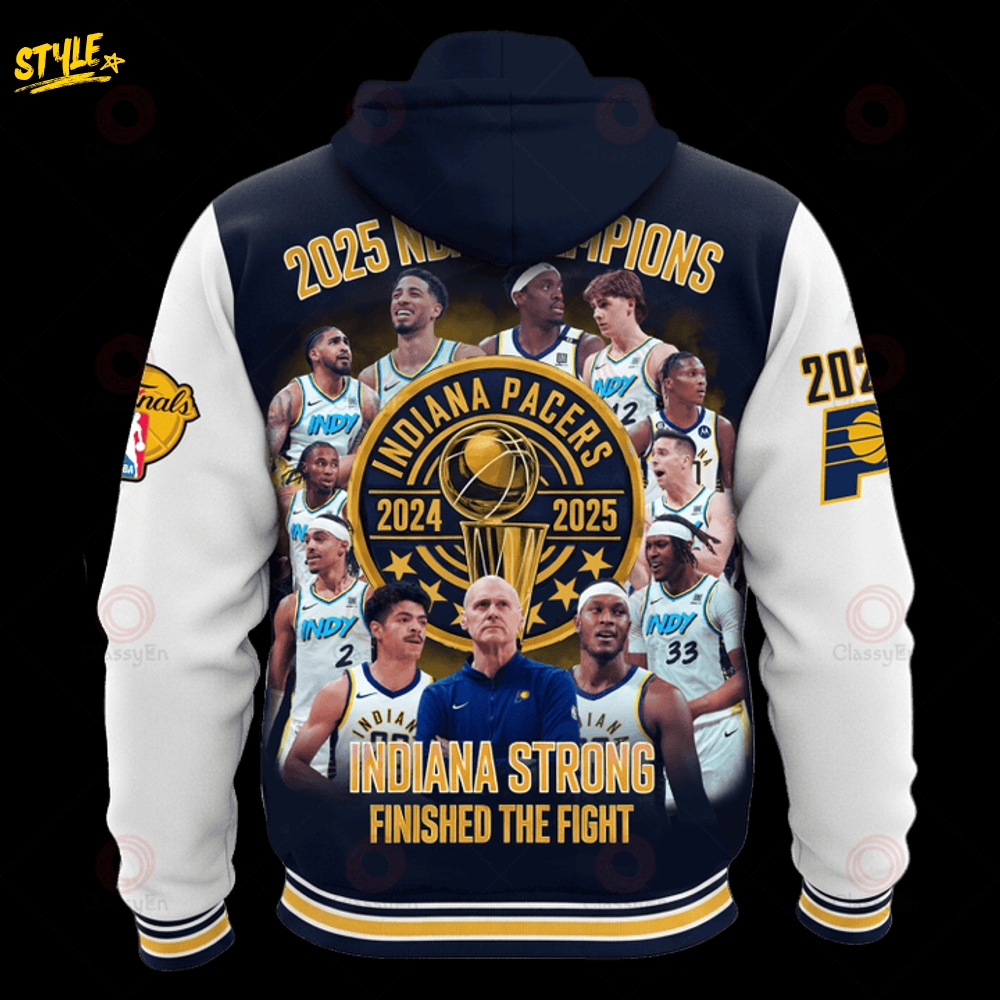 Indiana Pacers Basketball 2025 Finals Champions Unisex Hoodie Indiana Pacers Basketball 2025 Finals Champions Unisex Hoodie