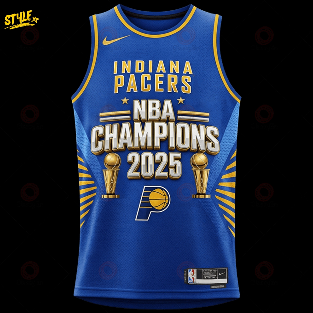 Indiana Pacers Basketball Finals 2025 Champions Basketball Jersey Indiana Pacers Basketball Finals 2025 Champions Basketball Jersey