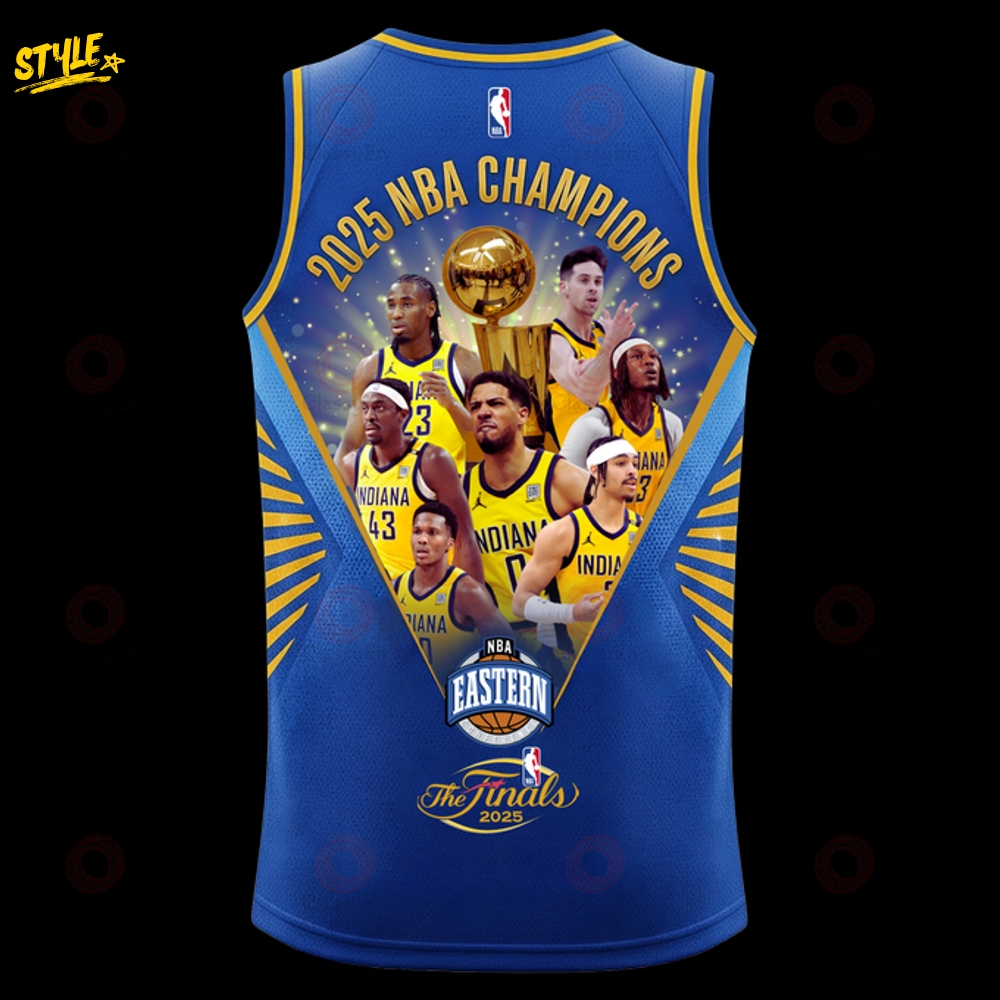 Indiana Pacers Basketball Finals 2025 Champions Basketball Jersey Indiana Pacers Basketball Finals 2025 Champions Basketball Jersey
