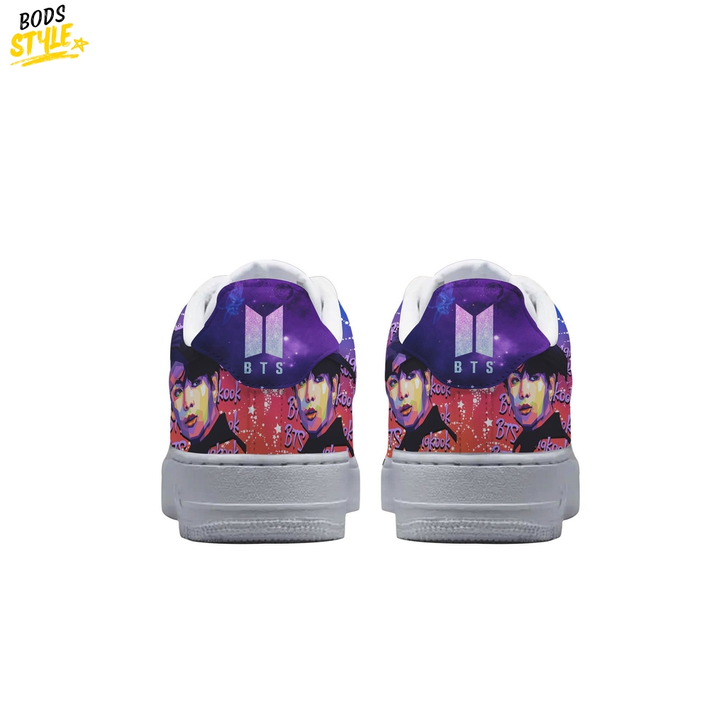 Jungkook x BTS "WE ARE BACK" Limited Edition Air Force 1 Sneaker Jungkook x BTS "WE ARE BACK" Limited Edition Air Force 1 Sneaker