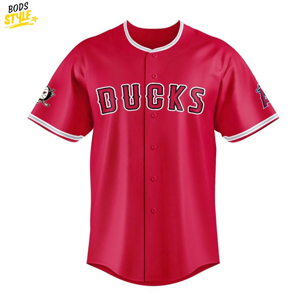 Los Angeles Angels Ducks Night Limited Edition Baseball Jersey Los Angeles Angels Ducks Night Limited Edition Baseball Jersey
