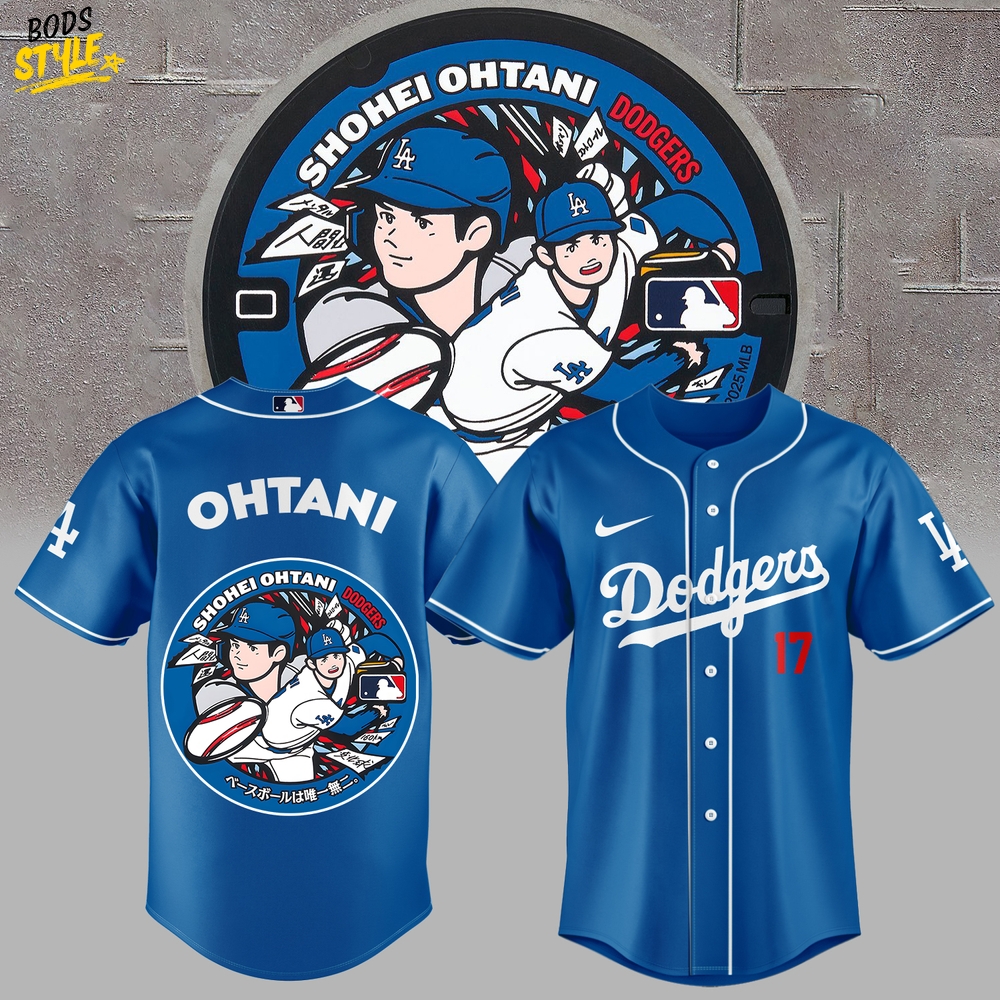 Los Angeles Dodgers MLB x Japan Rising Stars Ohtani 2025 Blue Jersey Los Angeles Dodgers MLB x Japan Rising Stars Ohtani 2025 Blue Jersey