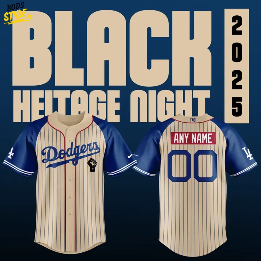 Los Angeles Dodgers x Black Heritage Night 2025 Special Edition Baseball Jersey Los Angeles Dodgers x Black Heritage Night 2025 Special Edition Baseball Jersey