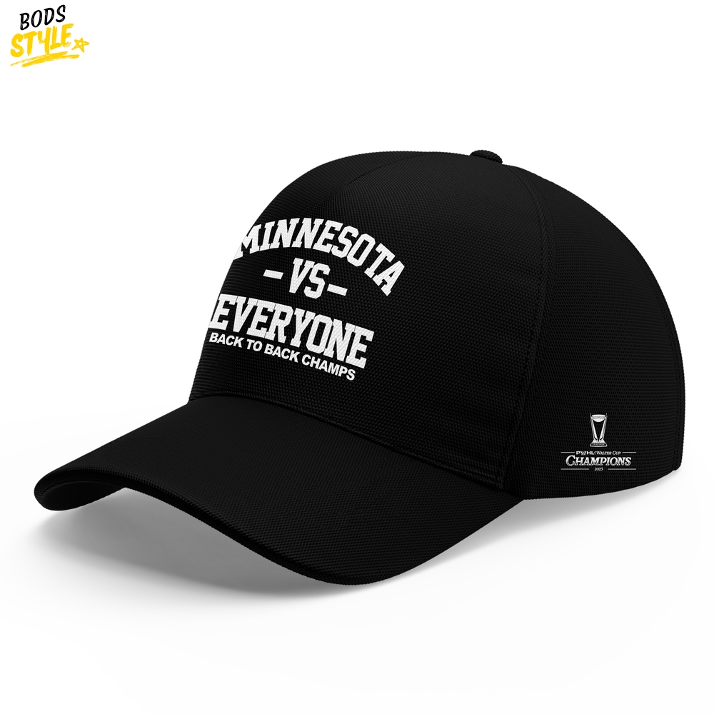 Minnesota Frost vs Everyone Back To Back Champions Hoodie Set Minnesota Frost vs Everyone Back To Back Champions Hoodie Set