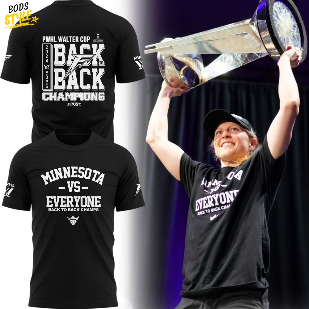 Minnesota Frost vs Everyone Back To Back Champions Shirt Minnesota Frost vs Everyone Back To Back Champions Shirt