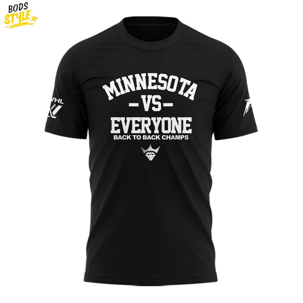 Minnesota Frost vs Everyone Back To Back Champions Shirt Minnesota Frost vs Everyone Back To Back Champions Shirt
