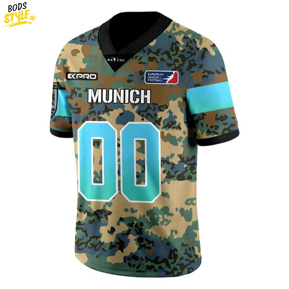 Munich Ravens Bundeswehr 2025 Football Jersey Munich Ravens Bundeswehr 2025 Football Jersey
