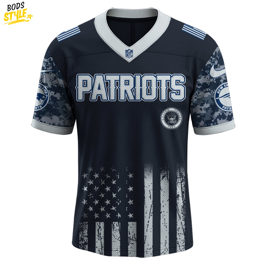 New England Patriots NFL x 250 U.S. Navy 250th Birthday Celebration Jersey New England Patriots NFL x 250 U.S. Navy 250th Birthday Celebration Jersey