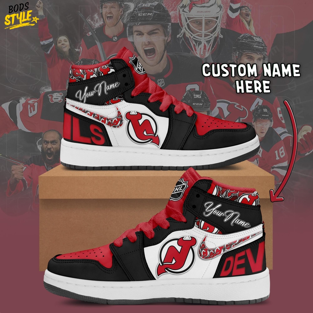 New Jersey Devils Custom Shoes Nhl Nike Air Jordan 1 New Jersey Devils Custom Shoes Nhl Nike Air Jordan 1