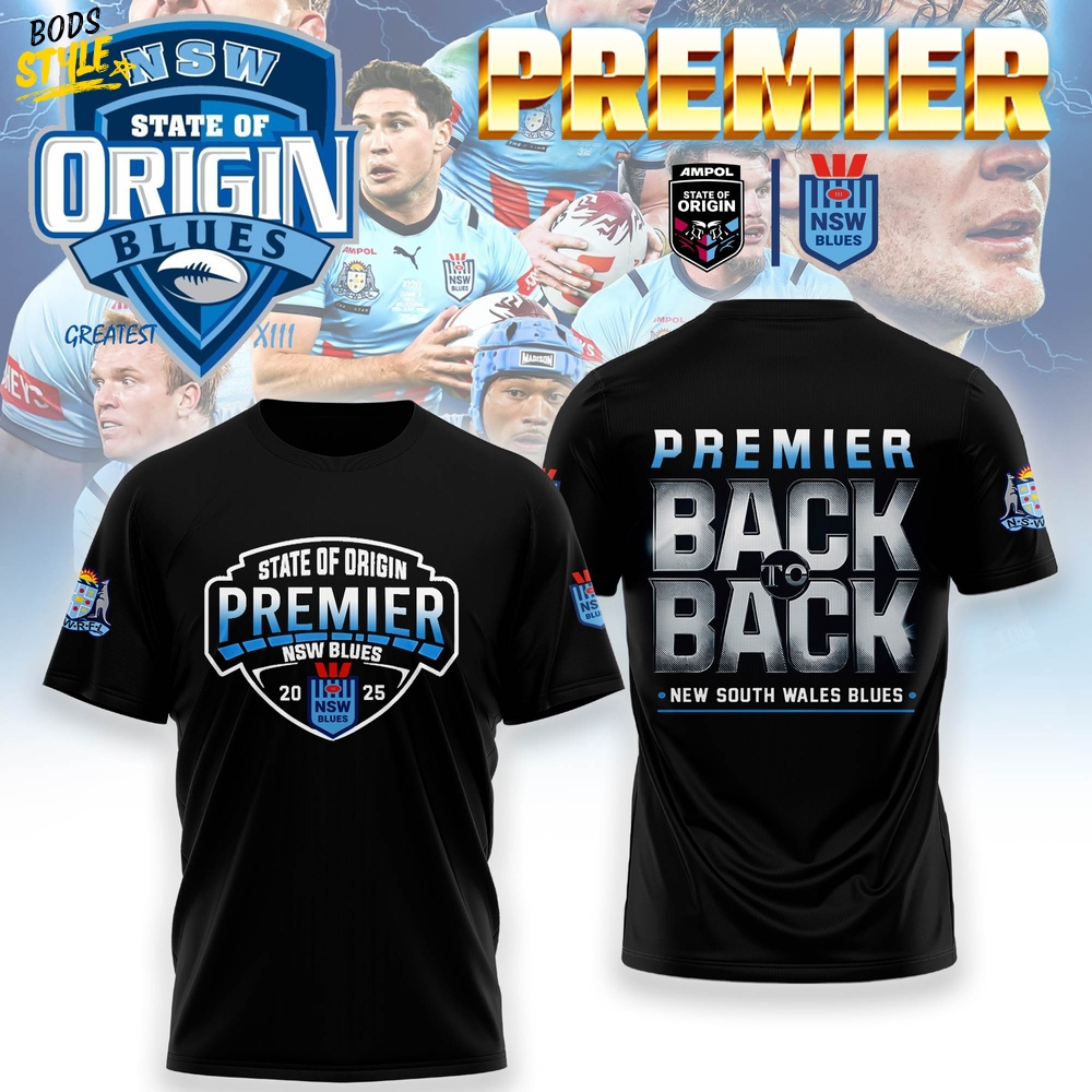 New South Wales Blues 2025 Premers Limited Edition Tee New South Wales Blues 2025 Premers Limited Edition Tee