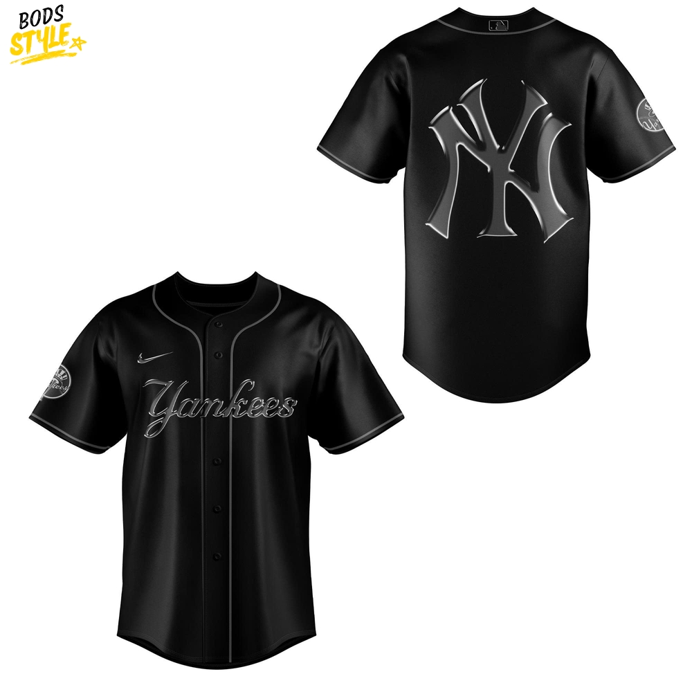 New York Yankees MLB x Back In Black 2025 Jersey New York Yankees MLB x Back In Black 2025 Jersey