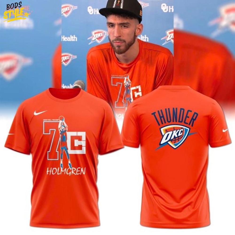 Oklahoma City Thunder Chet Holmgren 7C Special Tee Oklahoma City Thunder Chet Holmgren 7C Special Tee