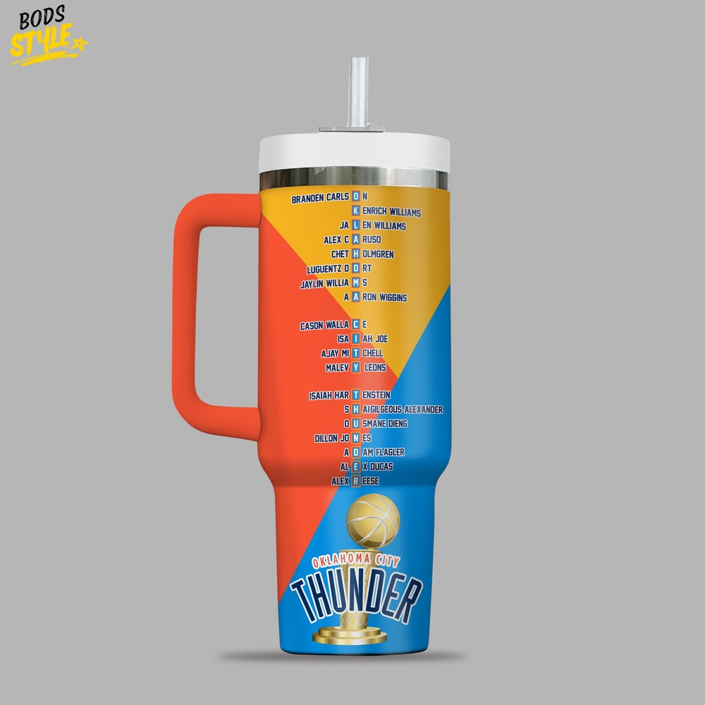 Oklahoma City Thunder "NBA's Mountaintop Champions 2025" Stanley Tumbler Oklahoma City Thunder "NBA's Mountaintop Champions 2025" Stanley Tumbler