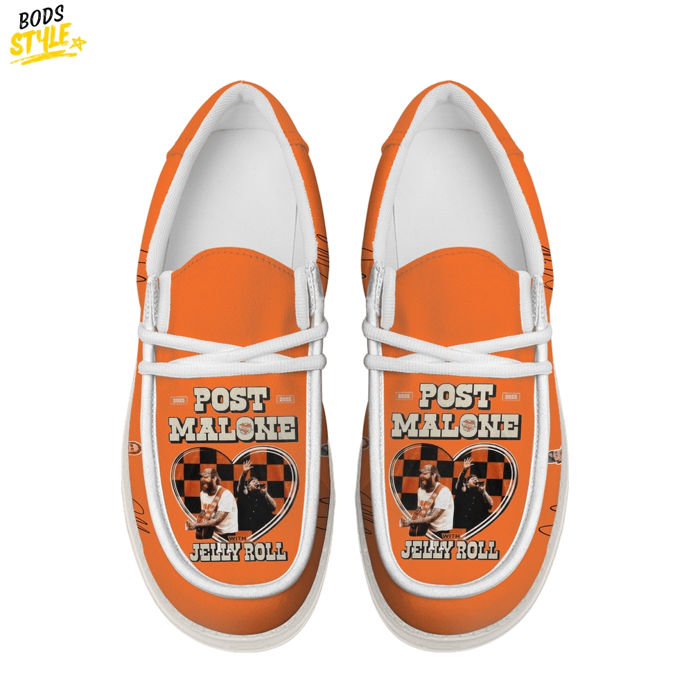 Post Malone x Jelly Roll Big Ass Tour 2025 Special Loafer Shoes Post Malone x Jelly Roll Big Ass Tour 2025 Special Loafer Shoes
