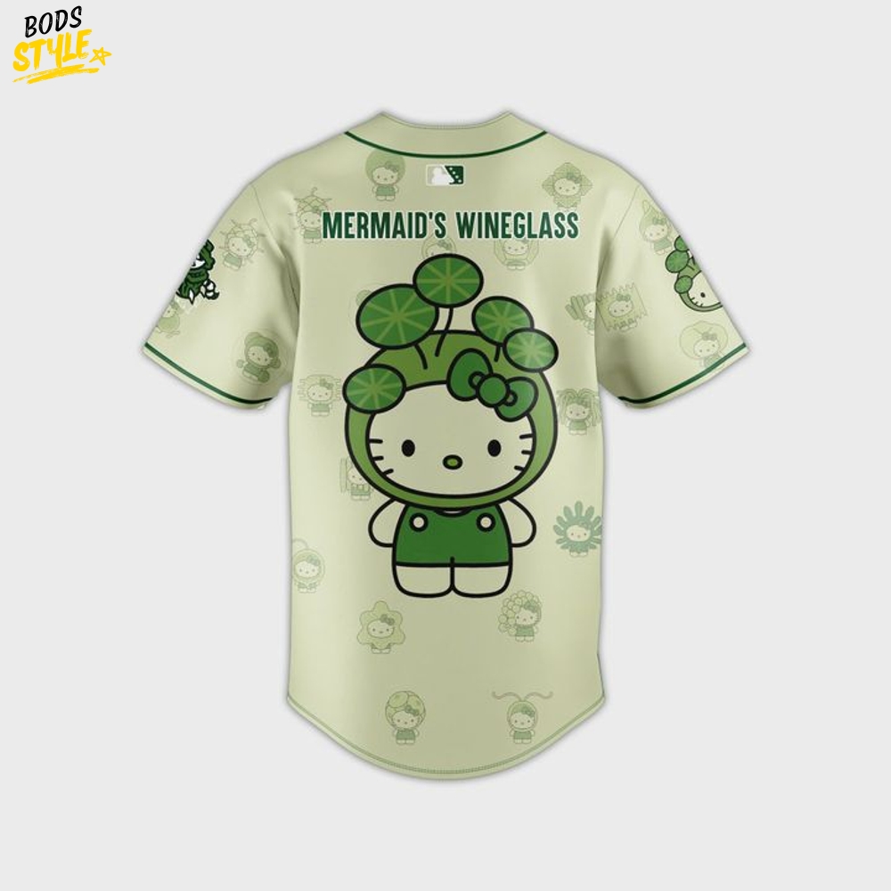 Rocket City Trash Pandas x Algae Hello Kitty Baseball Jersey Rocket City Trash Pandas x Algae Hello Kitty Baseball Jersey