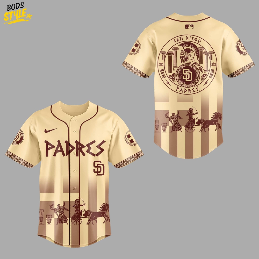 San Diego Padres x Greek Heritage Night 2025 Special Baseball Jersey San Diego Padres x Greek Heritage Night 2025 Special Baseball Jersey