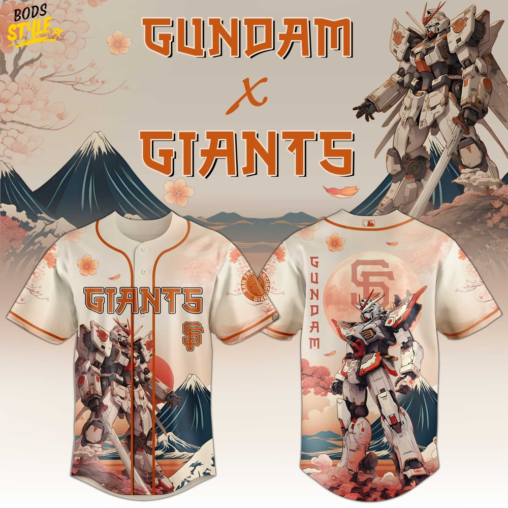 San Francisco Giants x Gundam Japan Edition 2025 Special Baseball Jersey San Francisco Giants x Gundam Japan Edition 2025 Special Baseball Jersey