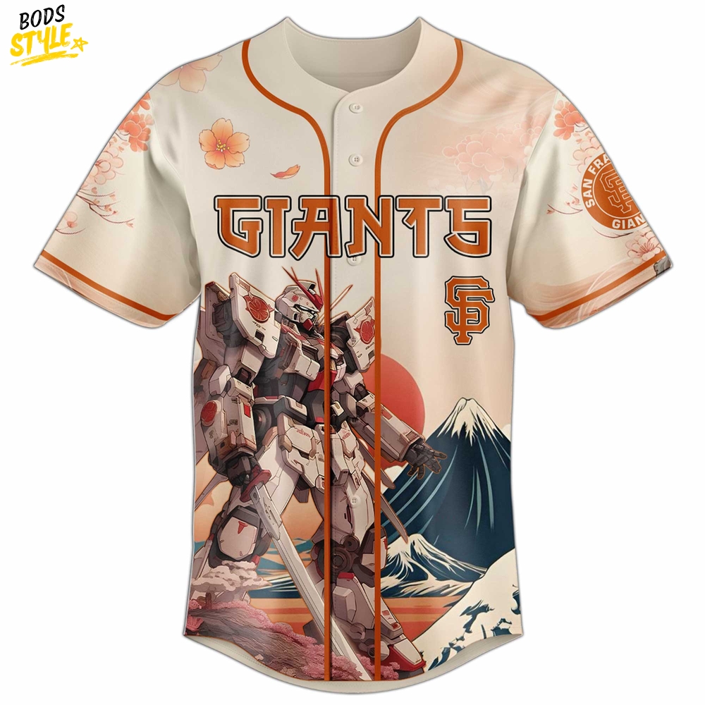 San Francisco Giants x Gundam Japan Edition 2025 Special Baseball Jersey San Francisco Giants x Gundam Japan Edition 2025 Special Baseball Jersey