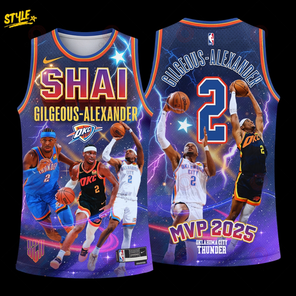 Shai Gilgeous-Alexander #2 Oklahoma City Thunder Basketball Jersey Shai Gilgeous-Alexander #2 Oklahoma City Thunder Basketball Jersey