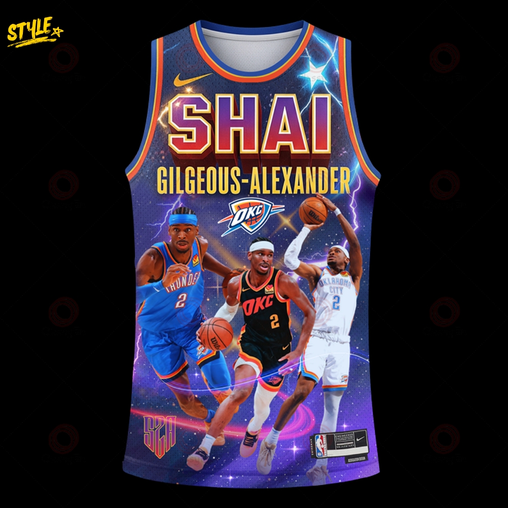 Shai Gilgeous-Alexander #2 Oklahoma City Thunder Basketball Jersey Shai Gilgeous-Alexander #2 Oklahoma City Thunder Basketball Jersey