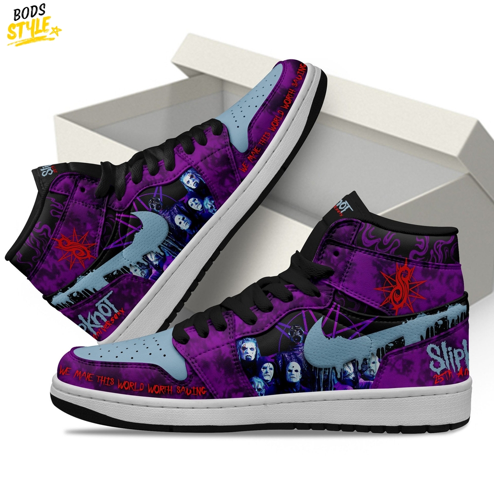 Slipknot Band "WE MAKE THIS WORLD WORTH HATING" Air Jordan 1 Sneaker Slipknot Band "WE MAKE THIS WORLD WORTH HATING" Air Jordan 1 Sneaker