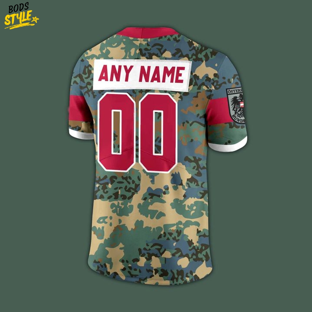 Telfs Patriots Salute to Service 2025 Limited Edition Football Jersey Telfs Patriots Salute to Service 2025 Limited Edition Football Jersey