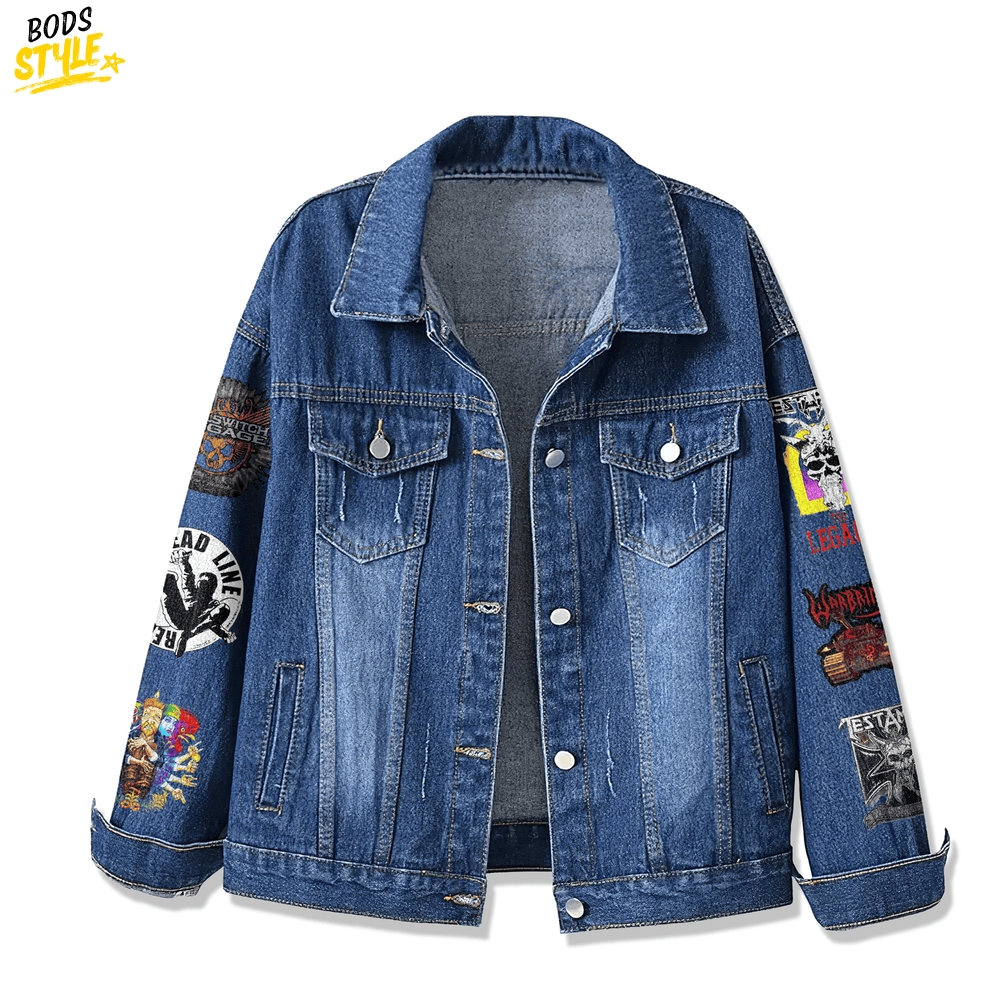 Testament Obituary Tour 2025 Limited Edition Denim Jacket Testament Obituary Tour 2025 Limited Edition Denim Jacket