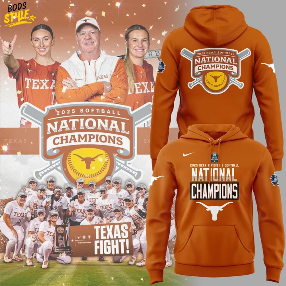 Texas Longhorns Softball National Champions 2025 Special Hoodie Texas Longhorns Softball National Champions 2025 Special Hoodie