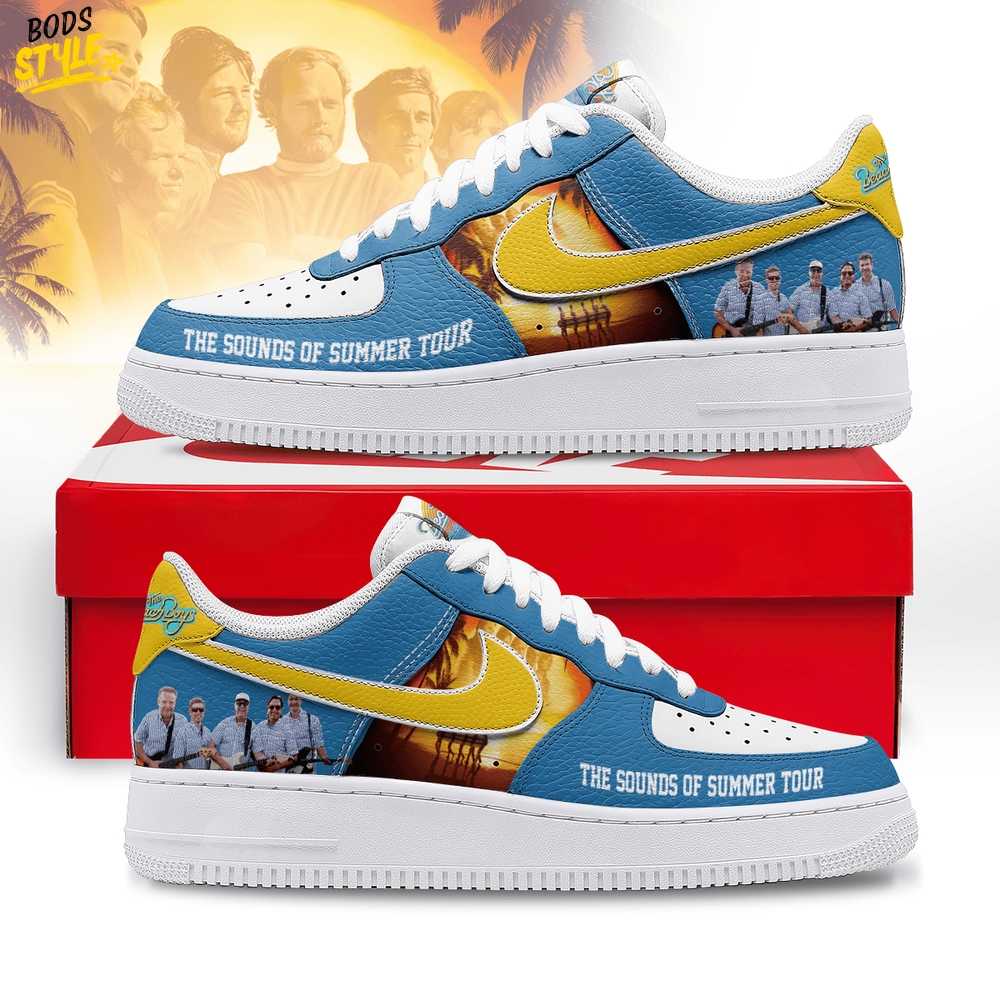 The Beach Boys "The Sound of Summer Tour" Special Air Force 1 Shoes The Beach Boys "The Sound of Summer Tour" Special Air Force 1 Shoes