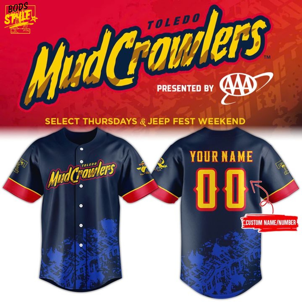 Toledo Mud Hens x Crawlers Adult Replica Jersey Toledo Mud Hens x Crawlers Adult Replica Jersey