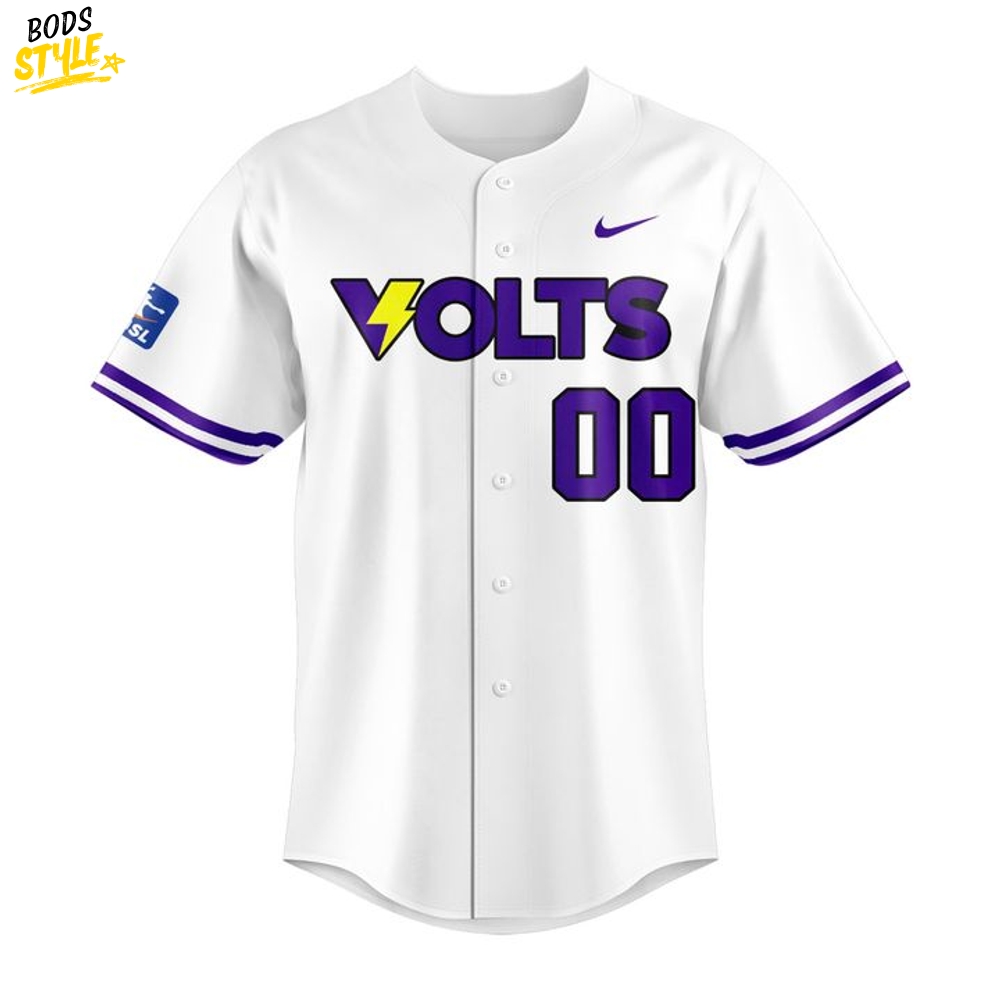 Volts Professional Softball Team Uniform White New Baseball Jersey Volts Professional Softball Team Uniform White New Baseball Jersey