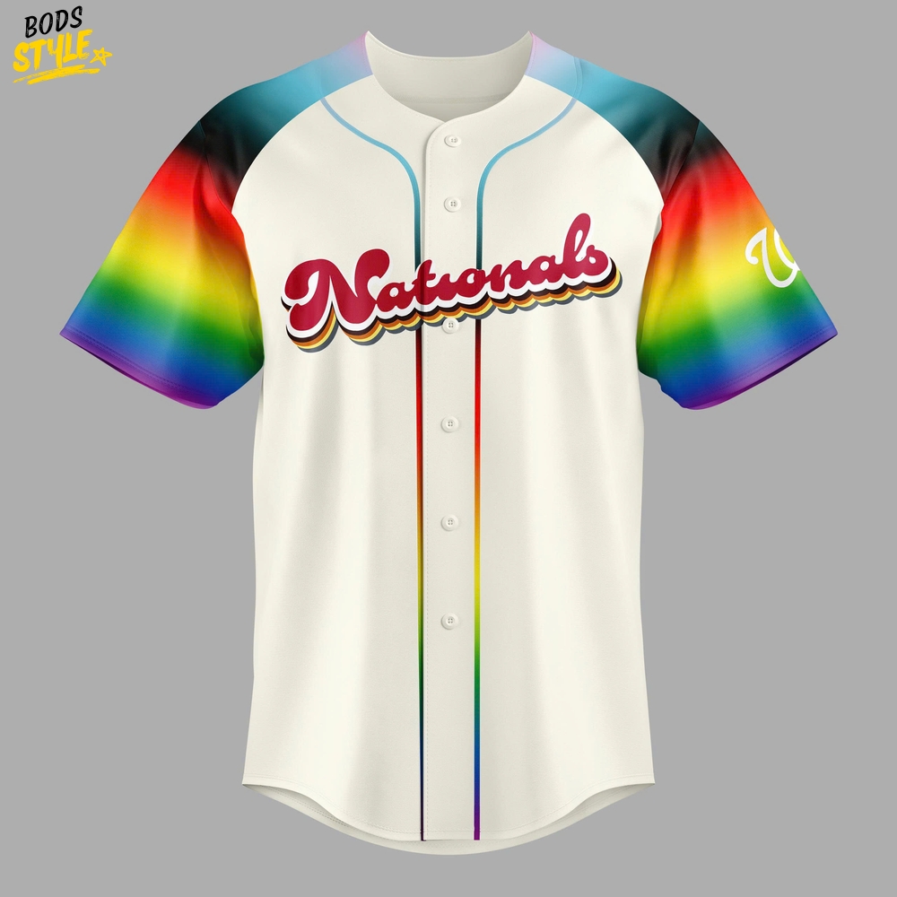 Washington Nationals Pride Night 2025 Special Baseball Jersey Washington Nationals Pride Night 2025 Special Baseball Jersey