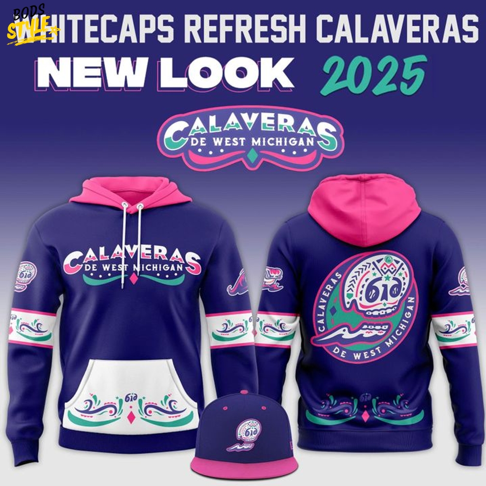 West Michigan Whitecaps Refresh Calaveras New Look 2025 Special Hoodie West Michigan Whitecaps Refresh Calaveras New Look 2025 Special Hoodie