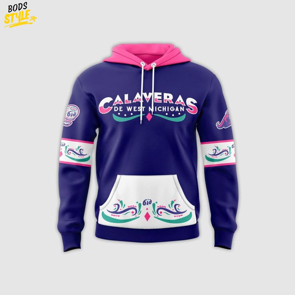 West Michigan Whitecaps Refresh Calaveras New Look 2025 Special Hoodie West Michigan Whitecaps Refresh Calaveras New Look 2025 Special Hoodie