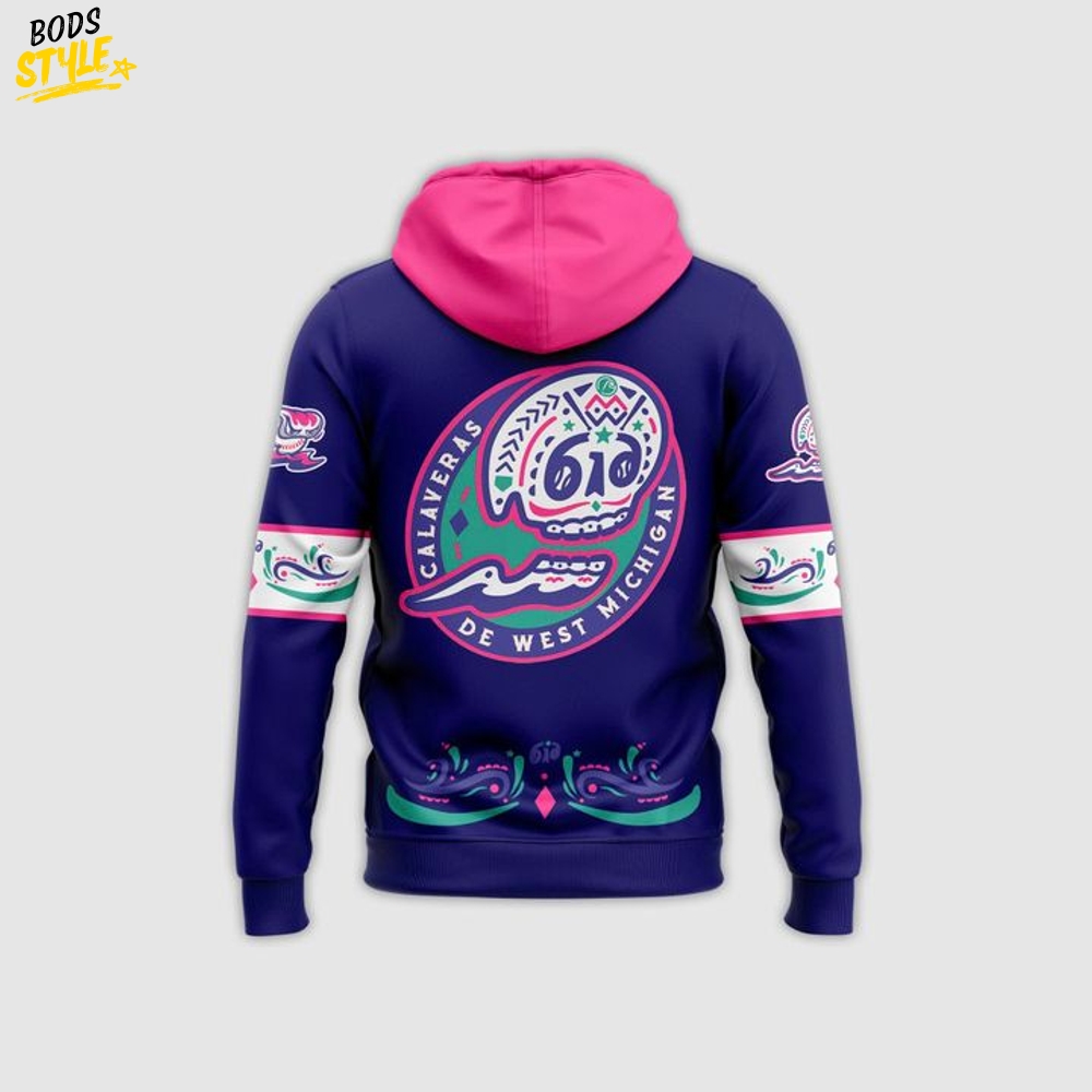 West Michigan Whitecaps Refresh Calaveras New Look 2025 Special Hoodie West Michigan Whitecaps Refresh Calaveras New Look 2025 Special Hoodie