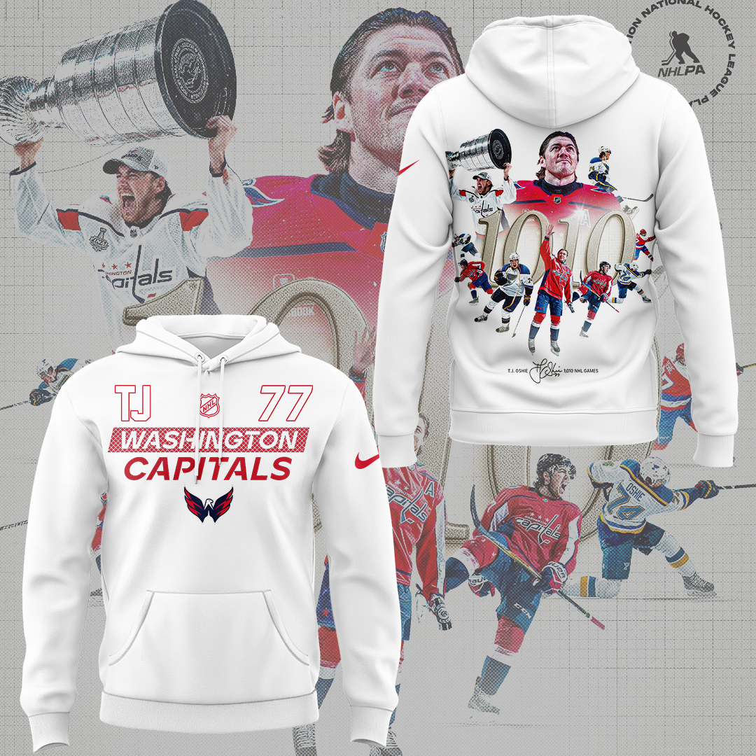 Washington Capitals x TJ Oshie 2025 Limited Edition Hoodie Washington Capitals x TJ Oshie 2025 Limited Edition Hoodie